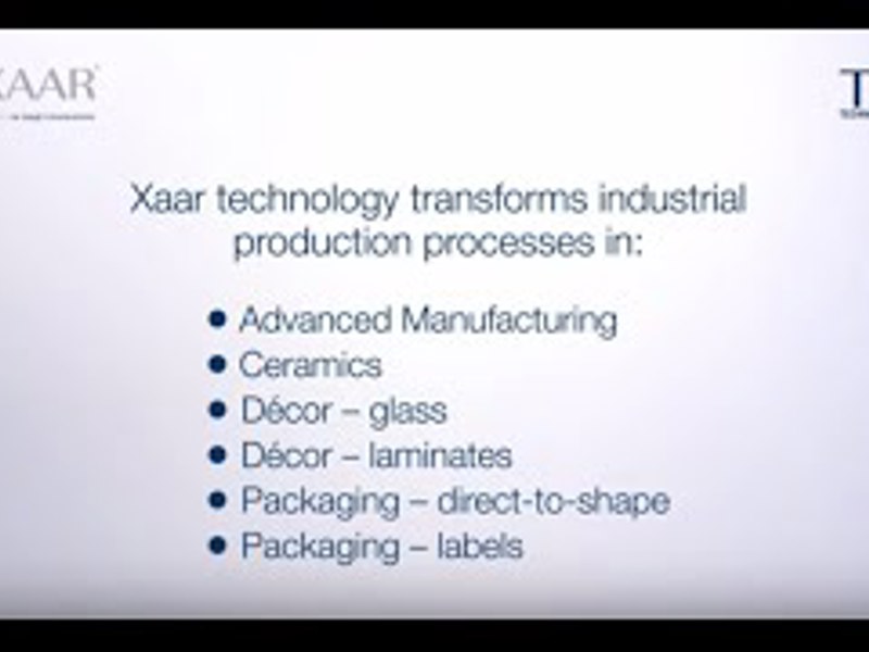Xaar technology in applications