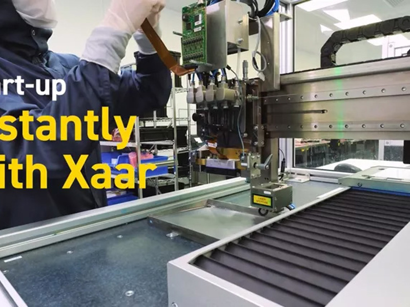 Connect, prime & print instantly with Xaar